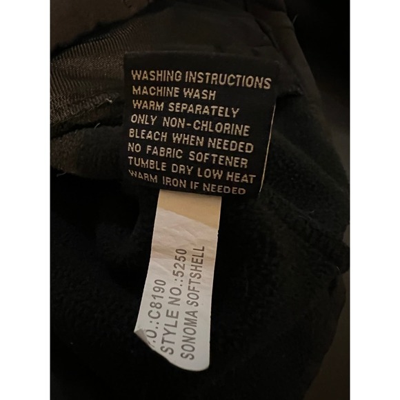 Dunbrooke Sonoma Black Softshell Midweight Jacket Men's Size M - Picture 5 of 10